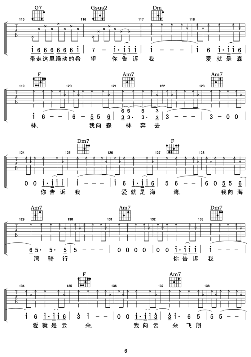 Song F-達達樂隊-图片吉他谱-5
